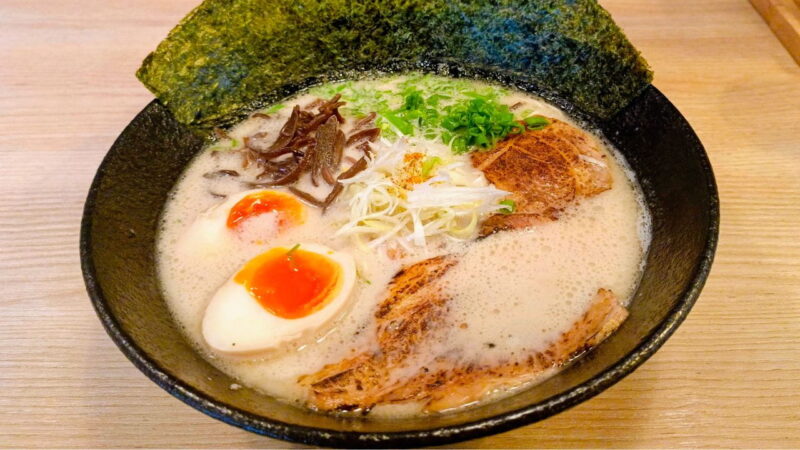 麵屋天晴の豚骨ラーメン