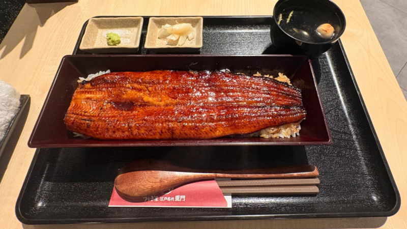 豪快な一尾うな重