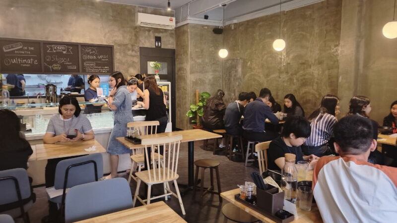 Kyuyo Ramenの店内