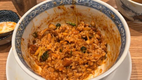 担々麵に追い飯